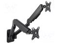Holder; 9kg; 17÷32"; Arm len: 450mm; Standard: 75x75mm,100x100mm LOGILINK BP0146