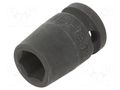 Socket; 6-angles,socket spanner,impact; HEX 14mm; 1/2" BETA BE720-14