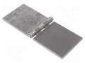 Hinge; Width: 200mm; steel; H: 80mm; without coating,for welding ELESA+GANTER GN1366ST200-80A-BL
