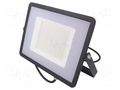 Lamp: LED flood light; 220/240VAC; 100W; neutral white; 100°; IP65 V-TAC 3800157680653