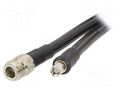Cable; 3m; N female,RP-SMA male; PE; black; 50Ω QOLTEC QOLTEC-57027