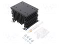 Heatsink: extruded; L: 103mm; W: 112mm; H: 80mm; 0.76K/W; aluminium CARLO GAVAZZI RHS112A