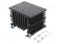 Heatsink: extruded; L: 103mm; W: 112mm; H: 80mm; 0.76K/W; aluminium CARLO GAVAZZI RHS112AD