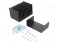 Heatsink: extruded; L: 82mm; W: 119mm; H: 94mm; 0.82K/W; aluminium CARLO GAVAZZI RHS301D