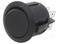 ROCKER; DPDT; Pos: 2; ON-ON; 10A/28VDC; black; none; RA; Body: black SWITCH COMPONENTS RA1-2D-DC-2-B