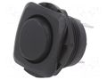 ROCKER; SP3T; Pos: 3; ON-OFF-ON; 10A/28VDC; black; none; RB; UL94V-2 SWITCH COMPONENTS RB1-1F-DC-2-B