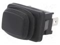 ROCKER; SPDT; Pos: 2; ON-ON; 10A/24VDC; black; IP65; none; RF; UL94V-2 SWITCH COMPONENTS RF3-1D-DC-2-B