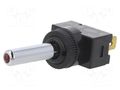 Switch: toggle; Pos: 2; SPST; ON-OFF; 20A/12VDC; Leads: connectors SWITCH COMPONENTS TE4-1A-DC-1-RL