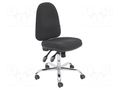 Chair; ESD; Seat dim: 460x430mm; Back dim: 440x510mm; 580÷770mm RT WORK ESD-CHAIR13
