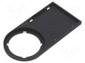 Bezel without description label; 22mm; 3SU1.5; -25÷70°C SIEMENS 3SU1900-0AT10-0AA0