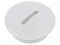 Stopper; PG16; IP56; polyamide; light grey; Thread: PG; 6mm BM GROUP BM4600