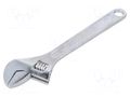 Wrench; adjustable; Jaw capacity: 30mm; Overall len: 250mm PG TOOLS PG-T211