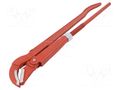 Wrench; adjustable; Chrom-vanadium steel; for pipe gripping PG TOOLS PG-T507