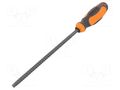 File; rasp; round; 200mm; non-slip grip; steel PG TOOLS PG-T881