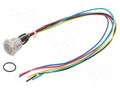 Switch: vandal resistant; Pos: 2; SPST-NO; 2A/48VDC; IP65; OFF-(ON) E-SWITCH PV6FW40SS3R1