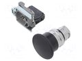 Switch: push-button; 22mm; mushroom; Harmony XB4; Ø22mm SCHNEIDER ELECTRIC XB4BC21