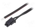 Cable; cables,female; PIN: 2; 0.2m; 4A; Insulation: PVC; TLYp ESPE KABX-2PFS-L200