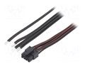 Cable; cables,female; PIN: 8; 0.6m; 4A; Insulation: PVC; TLYp ESPE KABX-8PFS-L600