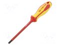 Screwdriver; insulated; slot; 5.5x1mm; Blade length: 125mm KING TONY KT-14725505