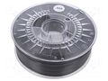 Filament: ASA; 1.75mm; grey (dark); 230÷240°C; 1kg; soluble DEVIL DESIGN DEV-ASA-1.75-DGY
