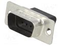 Connector: D-Sub; PIN: 9; plug; male; for cable; Type: w/o contacts Deltron AG DTS09PX