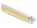 Connector: D-Sub; PIN: 37; socket; male; on PCBs,PCB snap; straight Deltron AG DTS37PY/2M86UN