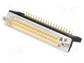 Connector: D-Sub; PIN: 37; socket; male; THT; Plating: gold-plated Deltron AG DTS37PYC/2M66UN