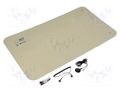Mat: table set; ESD; L: 1.2m; W: 0.6m; Thk: 2mm; beige; 440°C ELME AS-B60X120BG