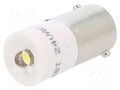 LED lamp; white warm; BA9S,T10; 24VDC; 24VAC; plastic; 3mm CML INNOVATIVE TECHNOLOGIES 1860235L3