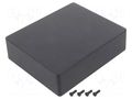Enclosure: multipurpose; X: 121mm; Y: 145mm; Z: 39mm; 1590W; black HAMMOND HM-1590WXXBK