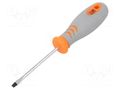 Screwdriver; slot; SL 4; 80mm PG TOOLS PG-T002