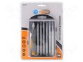 Kit: screwdriver; precision; hex key,Phillips,slot,Torx®; 12pcs. PG TOOLS PG-T080