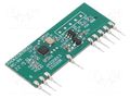 Module: RF; AM receiver; AM; 868.35MHz; -110dBm; 4.5÷5.5VDC; THT RADIOCONTROLLI RC-RXASK-868