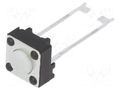 Microswitch TACT; SPST; Pos: 2; 0.05A/12VDC; THT; none; 1.57N; 4.3mm E-SWITCH TL59NF160Q
