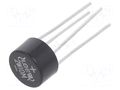 Bridge rectifier: single-phase; Urmax: 1kV; If: 2A; Ifsm: 60A; round LUGUANG ELECTRONIC 2W10M-LGE