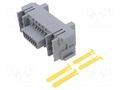 Fuse holder; 11mm; push-in; ways: 9; polyamide 66; grey; Kit: holder MTA 0101375