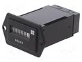 Counter: electromechanical; working time; mechanical indicator TRUMETER 731-0040