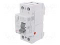RCD breaker; Inom: 16A; Ires: 30mA; Poles: 2; 230V,400V; IP20; EFI ETI POLAM 002061210