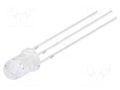 LED; red/blue; 5mm; 30°; Front: convex; 3÷15VDC; No.of term: 3; round OPTOSUPPLY OSRBMC5A31A-VV
