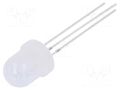 LED; red/blue; 7.8mm; 30°; Front: convex; 3÷15VDC; No.of term: 3 OPTOSUPPLY OSRBMC8162A-VV