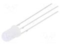 LED; red/green; 5mm; 30°; Front: convex; 3÷15VDC; No.of term: 3 OPTOSUPPLY OSRPMC5A52A-VV