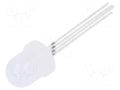 LED; RGB; 8mm; 60°; Front: convex; 3÷15VDC; No.of term: 4; -30÷85°C OPTOSUPPLY OSTAMC8162A-VV