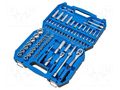 Wrenches set; 6-angles,socket spanner; Mounting: 1/2",1/4" HÖGERT TECHNIK HT1R426