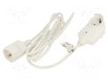 Extension lead; Sockets: 1; white; 3m; 16A LOGILINK LPS275