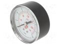 Manometer; 0÷16bar; non-aggressive liquids,inert gases; 50mm PNEUMAT M50A.PL016G14