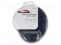 Pad; blue; mouse,wrist; gel; 220x240x4mm GEMBIRD MP-GEL-B