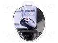 Pad; black; mouse,wrist; gel; 220x240x4mm GEMBIRD MP-GEL-BK