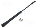 Antenna mast; 0.235m; M5,M6; inside; universal; black PER.PIC. A00105