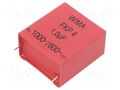 Capacitor: polypropylene; 1uF; 1kV; THT; ±10%; 37.5mm WIMA FKP4-1U/1000
