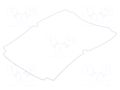 Gasket; Gasket material: silicone GAINTA P2018SEAL